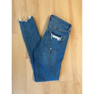 Abercrombie & Fitch Mid Rise Super Skinny Ankle Jean